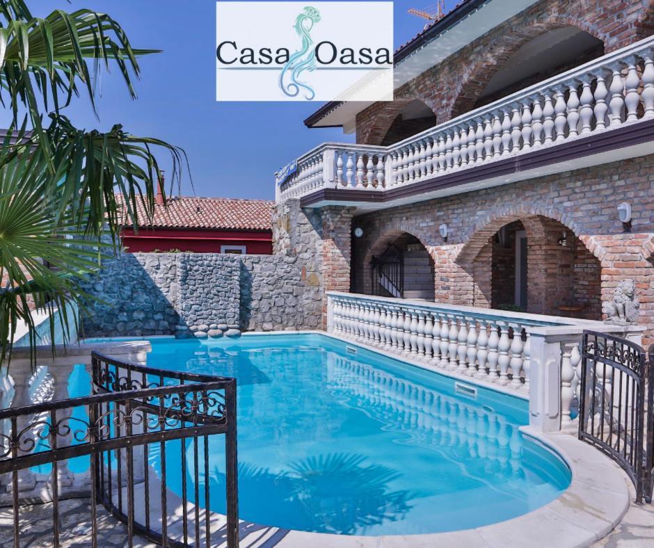 Casa Oasa -Accommodation , Pizzeria & Bar Marezige Exterior foto